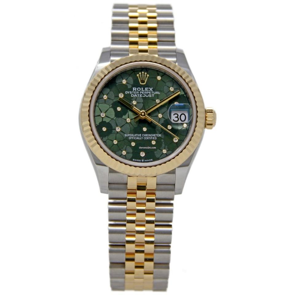 Rolex | Datejust | 278273 | 31 mm | Gold/Steel | Green | Automatic