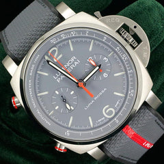 Panerai2025 NEW UNWORN Luminor Chrono Flyback “Luna Rossa Titanio” Ltd. Ed. FULL SET PAM01654