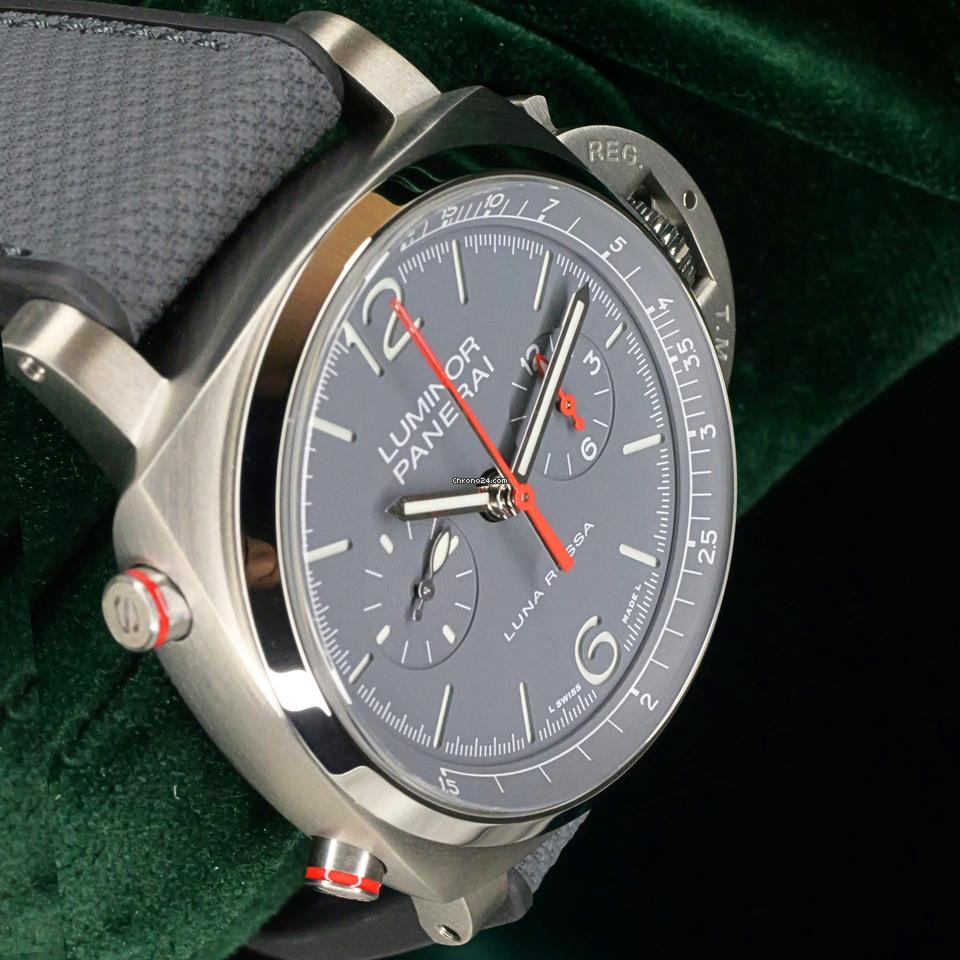 Panerai2025 NEW UNWORN Luminor Chrono Flyback “Luna Rossa Titanio” Ltd. Ed. FULL SET PAM01654