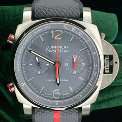 Panerai2025 NEW UNWORN Luminor Chrono Flyback “Luna Rossa Titanio” Ltd. Ed. FULL SET PAM01654