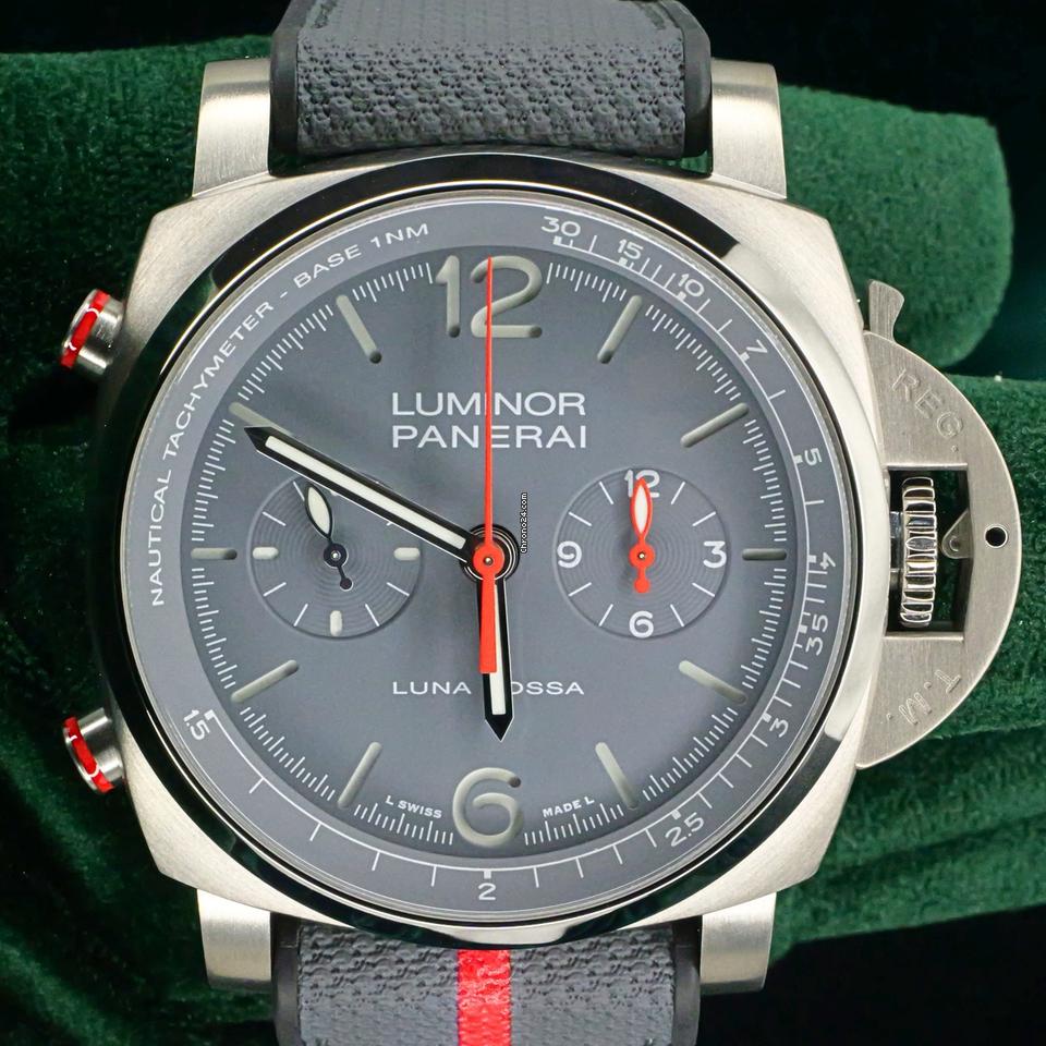 Panerai2025 NEW UNWORN Luminor Chrono Flyback “Luna Rossa Titanio” Ltd. Ed. FULL SET PAM01654