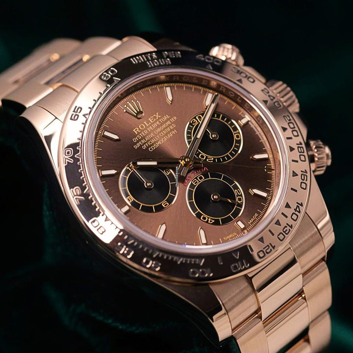 Rolex | Daytona | 126505 | Rose gold | 40 mm | Rose gold | Brown | Automatic