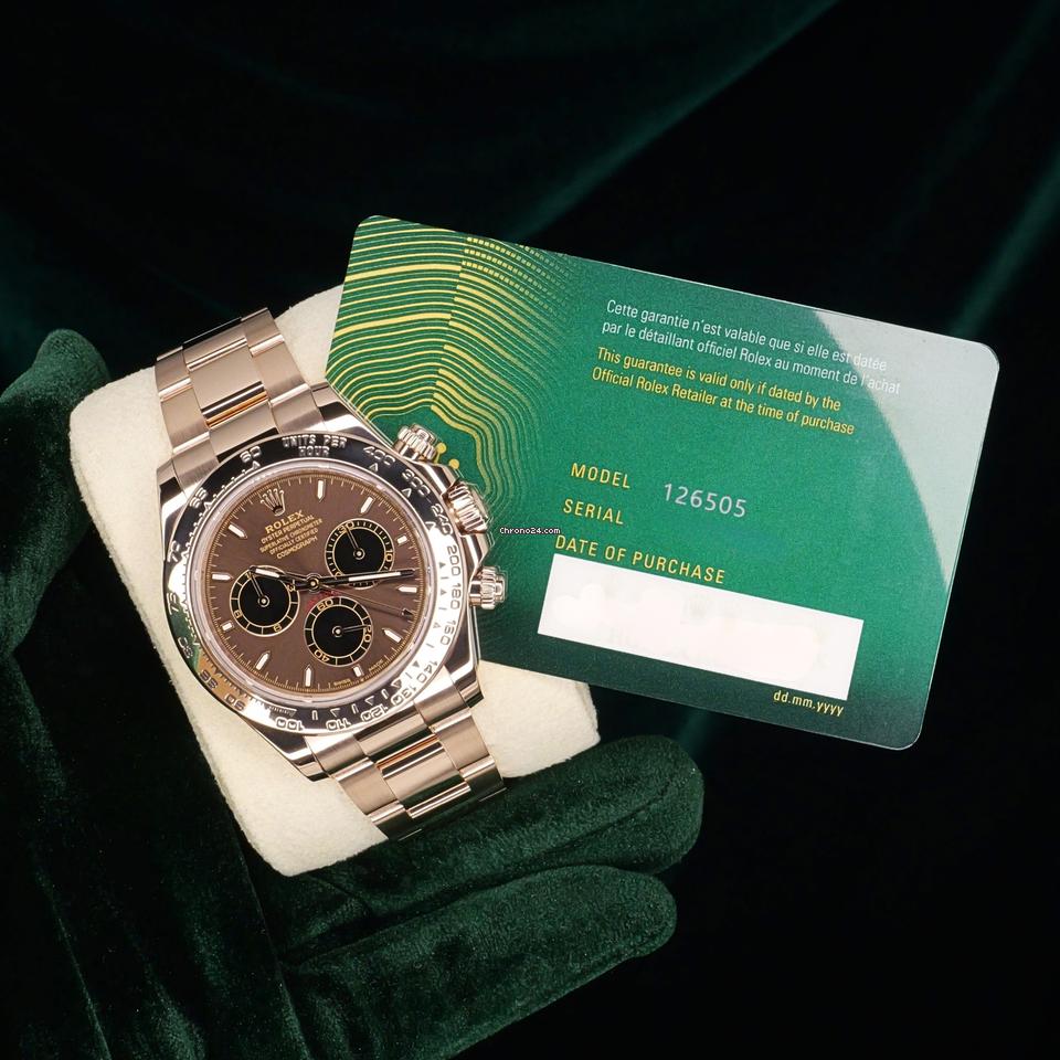 Rolex | Daytona | 126505 | Rose gold | 40 mm | Rose gold | Brown | Automatic