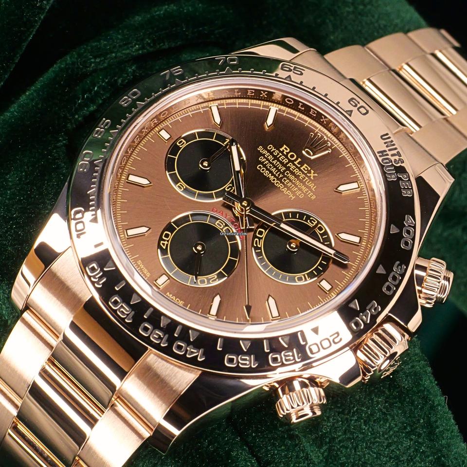 Rolex | Daytona | 126505 | Rose gold | 40 mm | Rose gold | Brown | Automatic