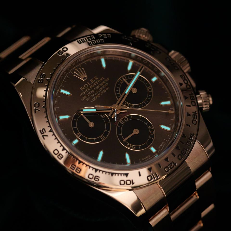 Rolex | Daytona | 126505 | Rose gold | 40 mm | Rose gold | Brown | Automatic