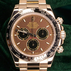 Rolex | Daytona | 126505 | Rose gold | 40 mm | Rose gold | Brown | Automatic