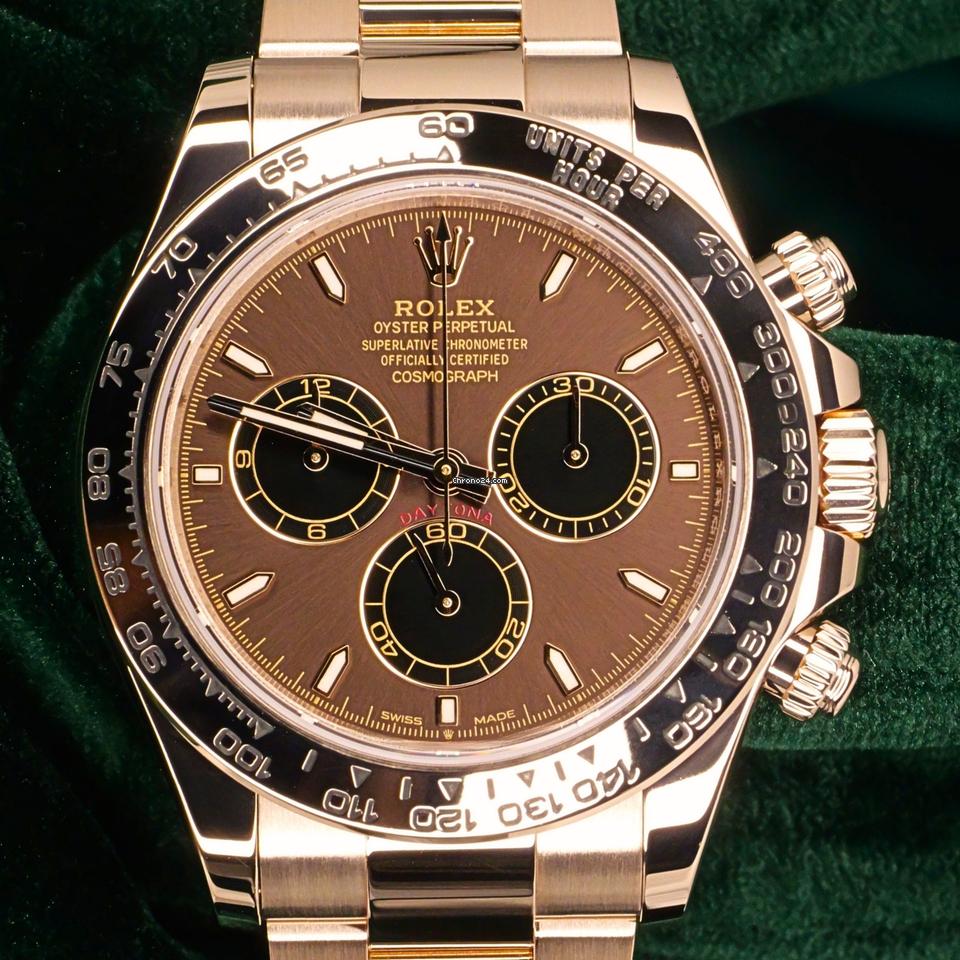 Rolex | Daytona | 126505 | Rose gold | 40 mm | Rose gold | Brown | Automatic