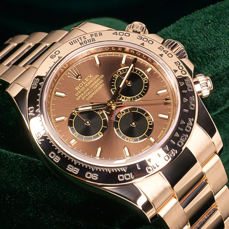 Rolex | Daytona | 126505 | Rose gold | 40 mm | Rose gold | Brown | Automatic