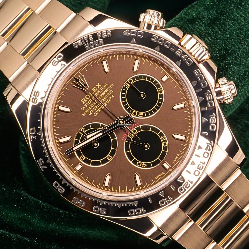 Rolex | Daytona | 126505 | Rose gold | 40 mm | Rose gold | Brown | Automatic