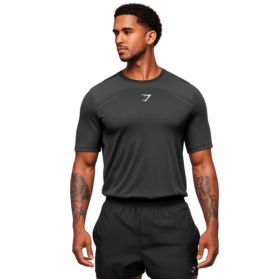 Gymshark Lightweight Seamless T-Shirt Black