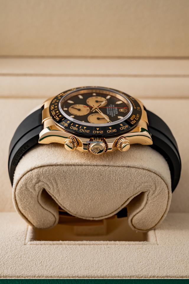 Rolex | Daytona | 116518LN | Yellow gold | 40 mm | Rubber | Black | Automatic