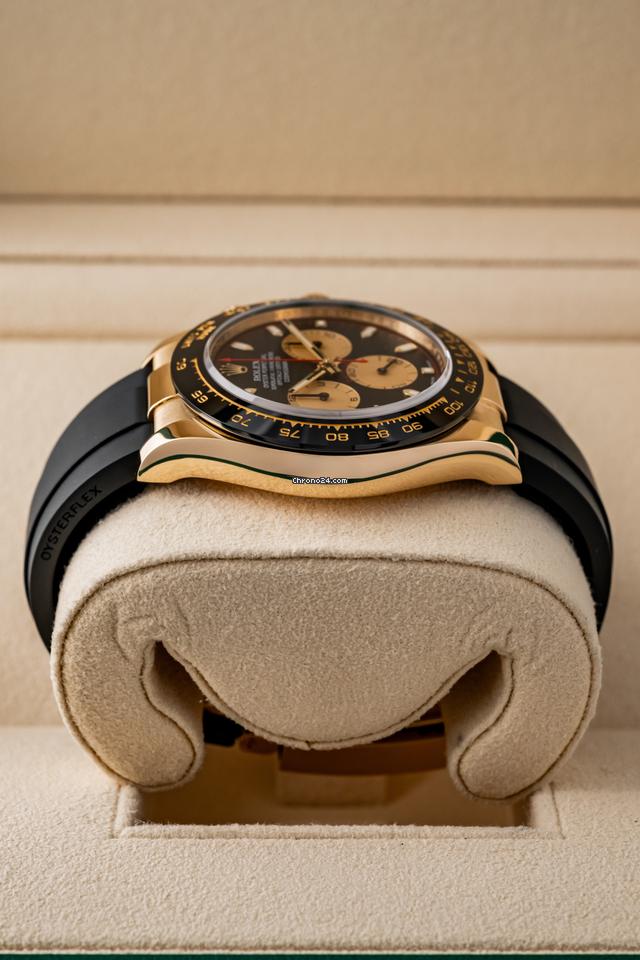Rolex | Daytona | 116518LN | Yellow gold | 40 mm | Rubber | Black | Automatic