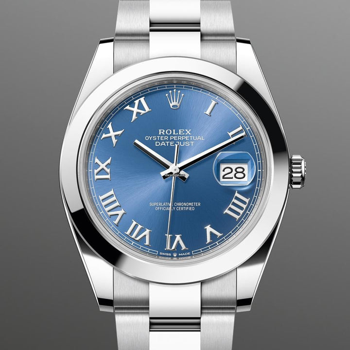 Rolex | Datejust | 126300 | Steel | 41 x 49 mm | Steel | Blue | Automatic