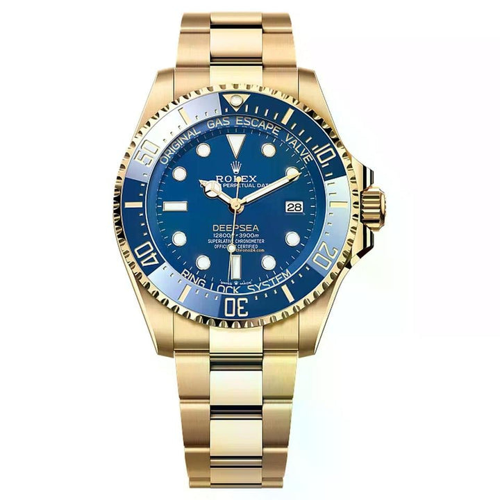 Rolex | Sea-Dweller | 136668LB-0001 | 44 mm | Yellow gold | Blue | Automatic