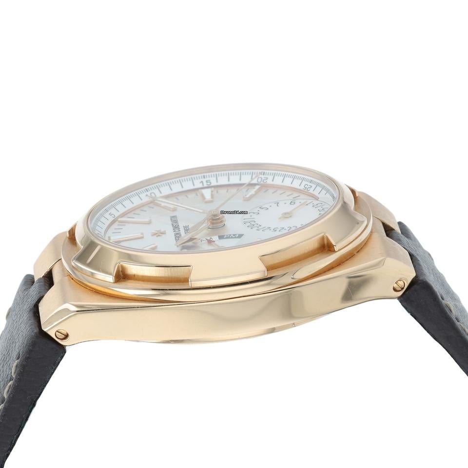 Vacheron Constantin Relógio masculino Vacheron Constantin no exterior mostrador prata ouro rosa 18k 41 mm 7900 V