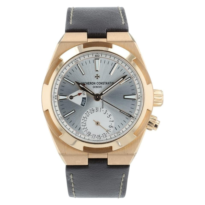 Vacheron Constantin Relógio masculino Vacheron Constantin no exterior mostrador prata ouro rosa 18k 41 mm 7900 V