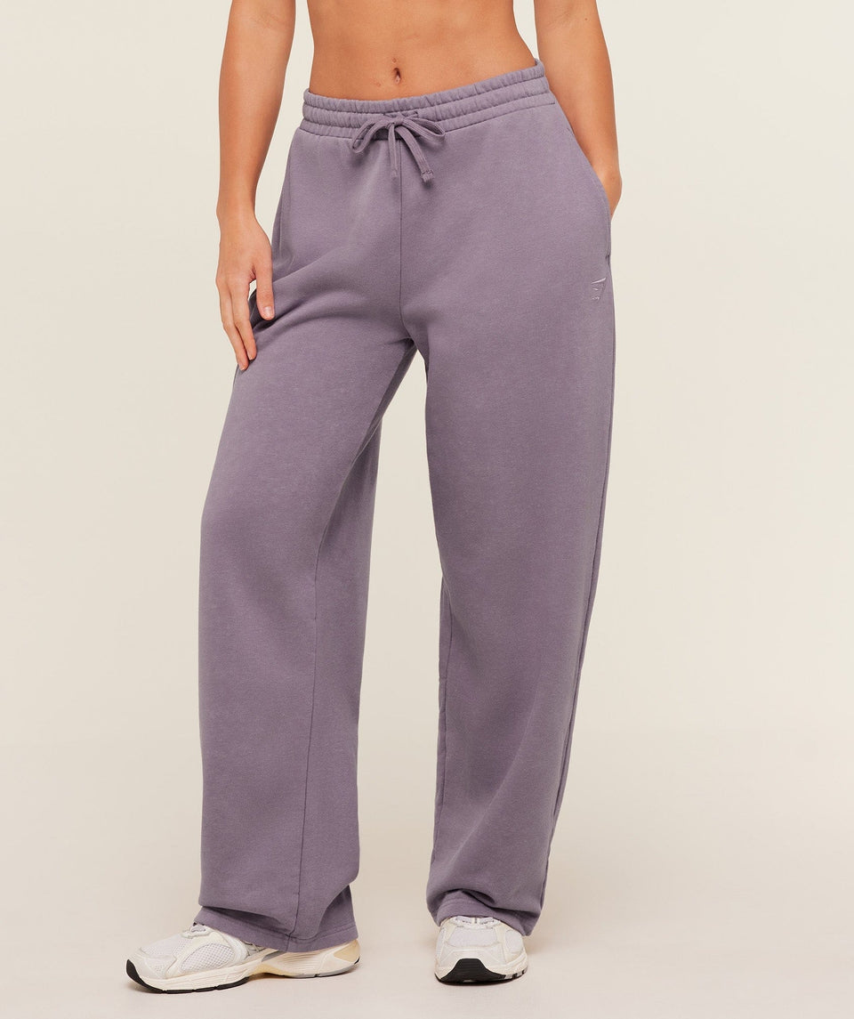 Gymshark Power Washed Joggers -  Dusk Purple/Acid Wash