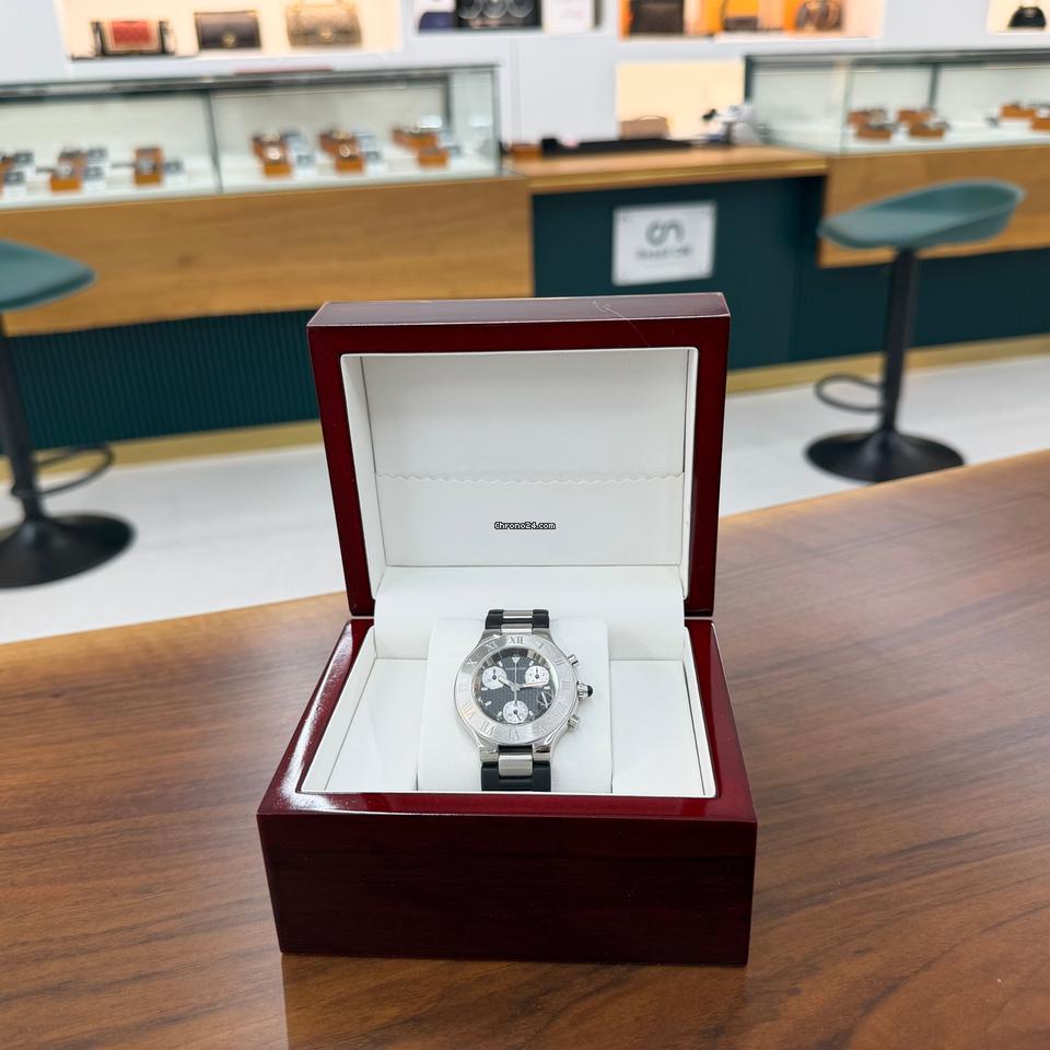 Cartier Must 21 Chronoscaf Quartz 38mm Unisex Watch 2424
