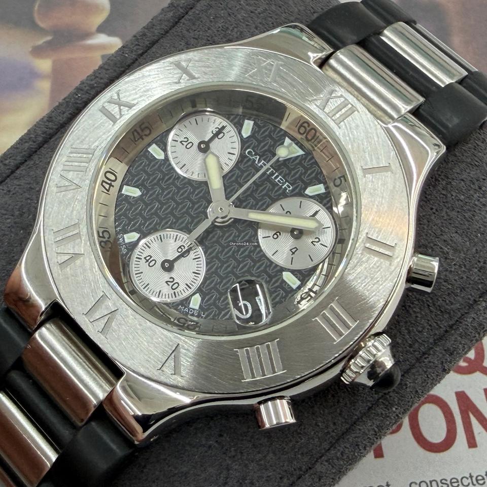 Cartier Must 21 Chronoscaf Quartz 38mm Unisex Watch 2424