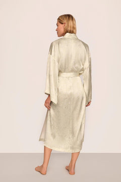 Inez Washable Silk Printed Robe
