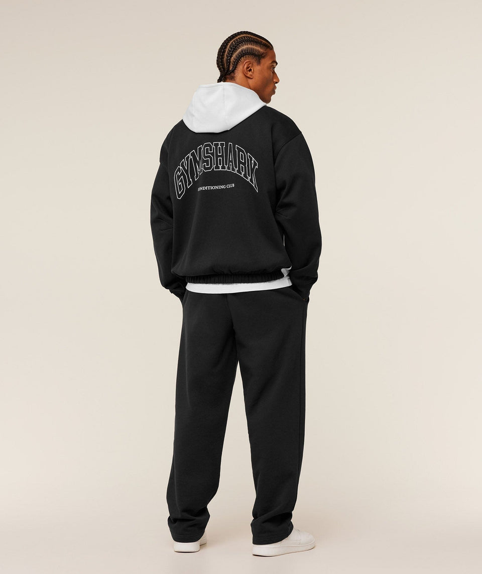 Gymshark Collegiate Tech Hoodie - GS Black