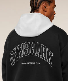 Gymshark Collegiate Tech Hoodie - GS Black