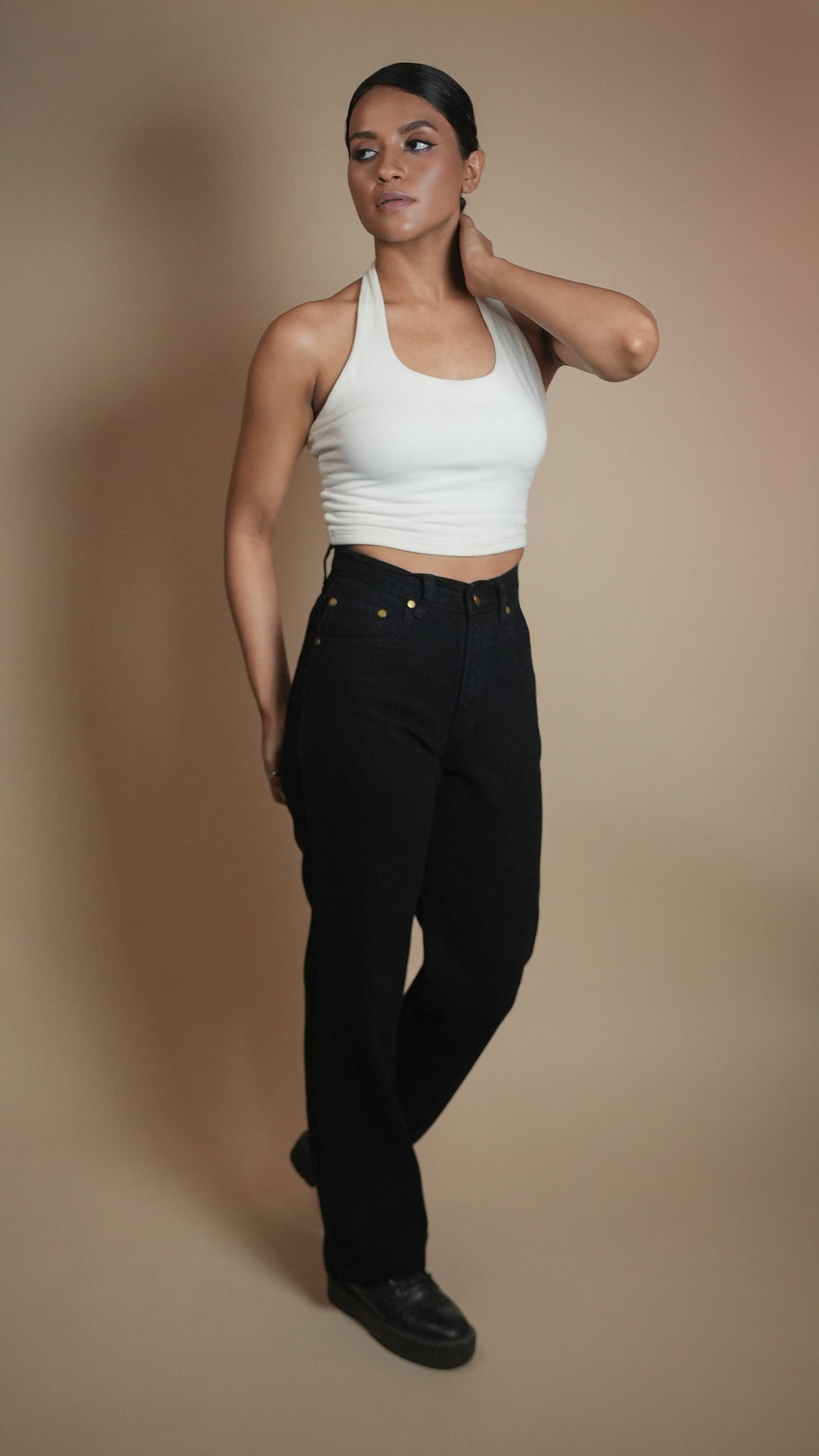 CLASSIC BLACK DENIM WOMEN'S JEANS