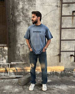Ocean Blue // Box fit Oversized Unisex T-shirt