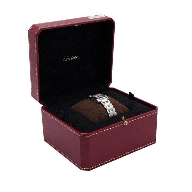 Cartier Tank Française Small Steel Quartz Women's Watch W51008 Q3