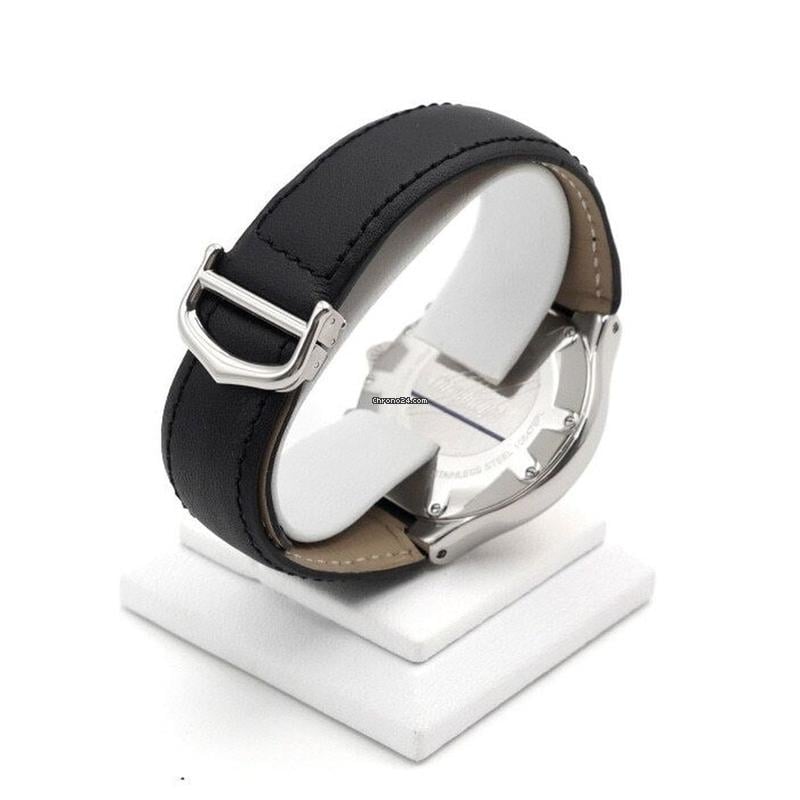 Cartier 21 Chronoscaph Must 21 Chronoscaph 38 MM Quartz Watch Leather Band for Men aa56533