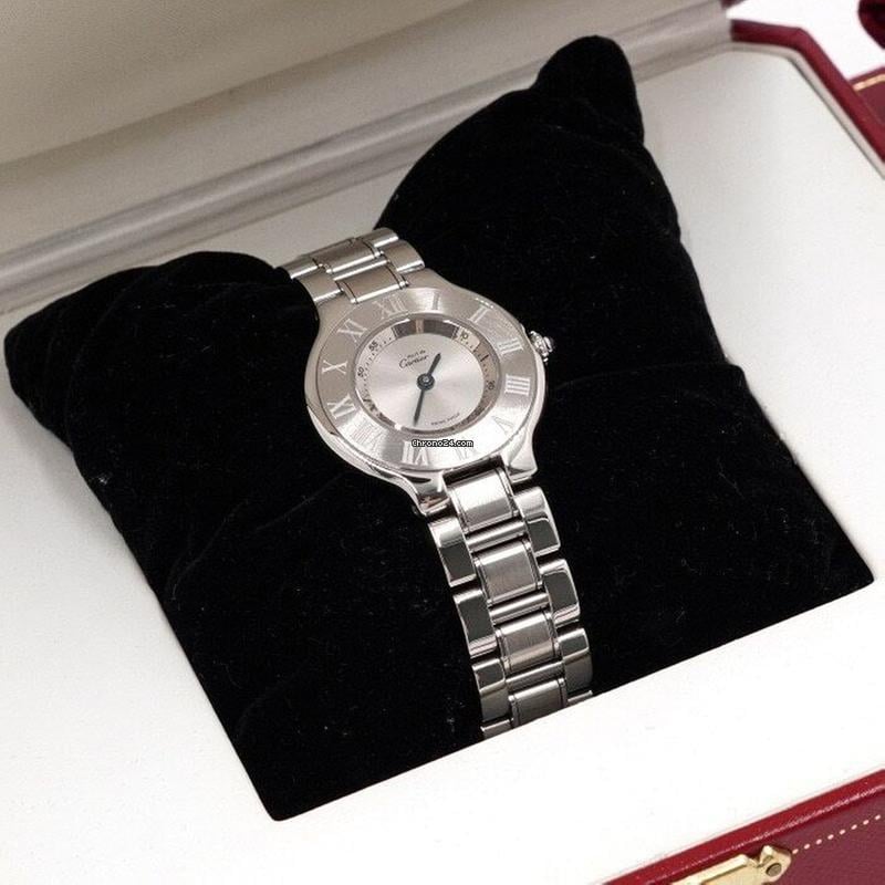 Cartier 21 Must de Cartier Small Women's Watch W10109 T2 28mm