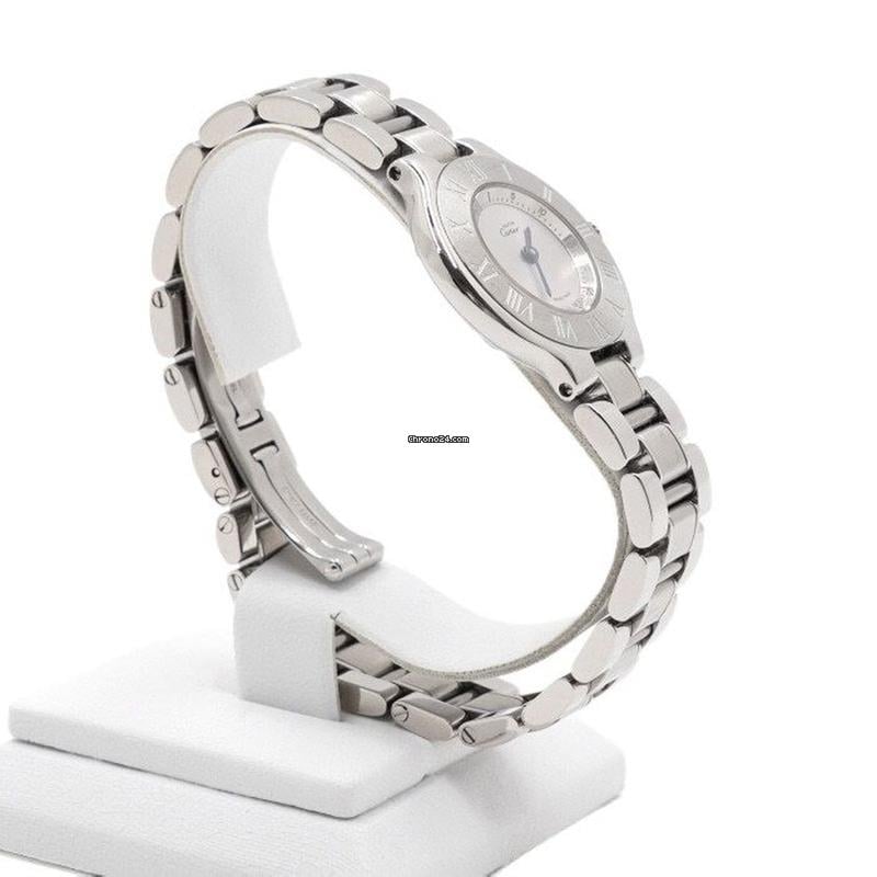 Cartier 21 Must de Cartier Small Women's Watch W10109 T2 28mm