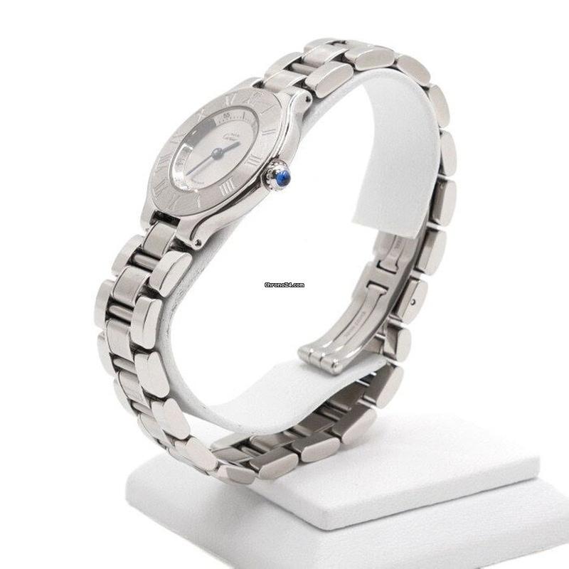 Cartier 21 Must de Cartier Small Women's Watch W10109 T2 28mm