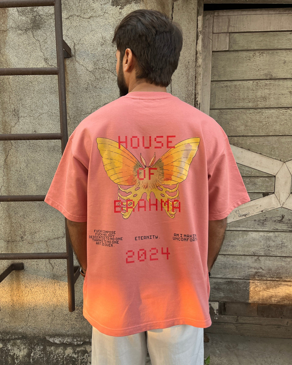 Eternity // Peach Oversized Unisex T-shirt