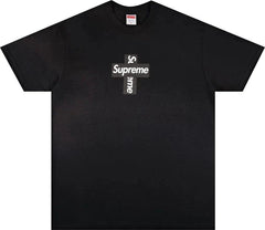 Supreme Cross Box Logo Tee "Black"