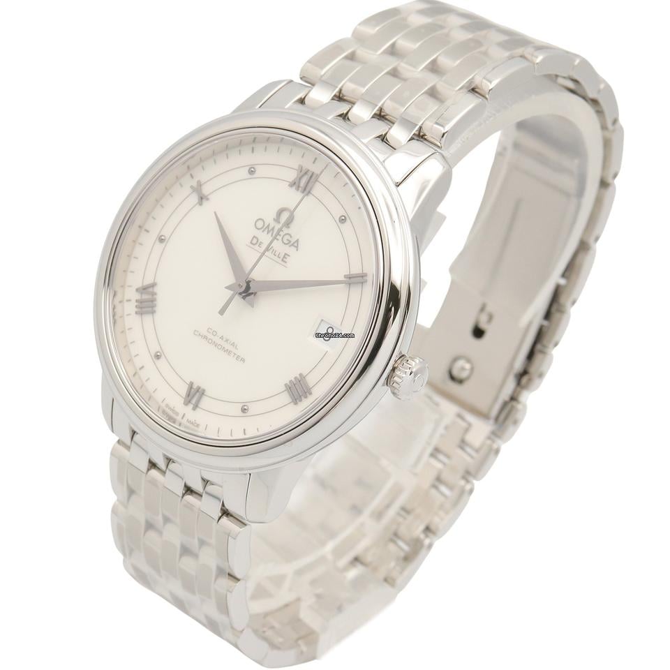 Omega De Ville Prestige Wrist Watch 424.10.37.20.04.001 Automatic SS NEW mens