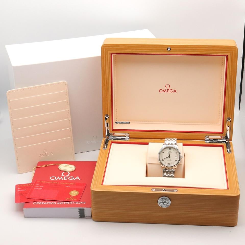 Omega De Ville Prestige Wrist Watch 424.10.37.20.04.001 Automatic SS NEW mens