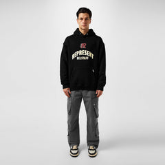 Flame Phoenix Graphic Print Hoodie