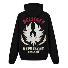 Flame Phoenix Graphic Print Hoodie