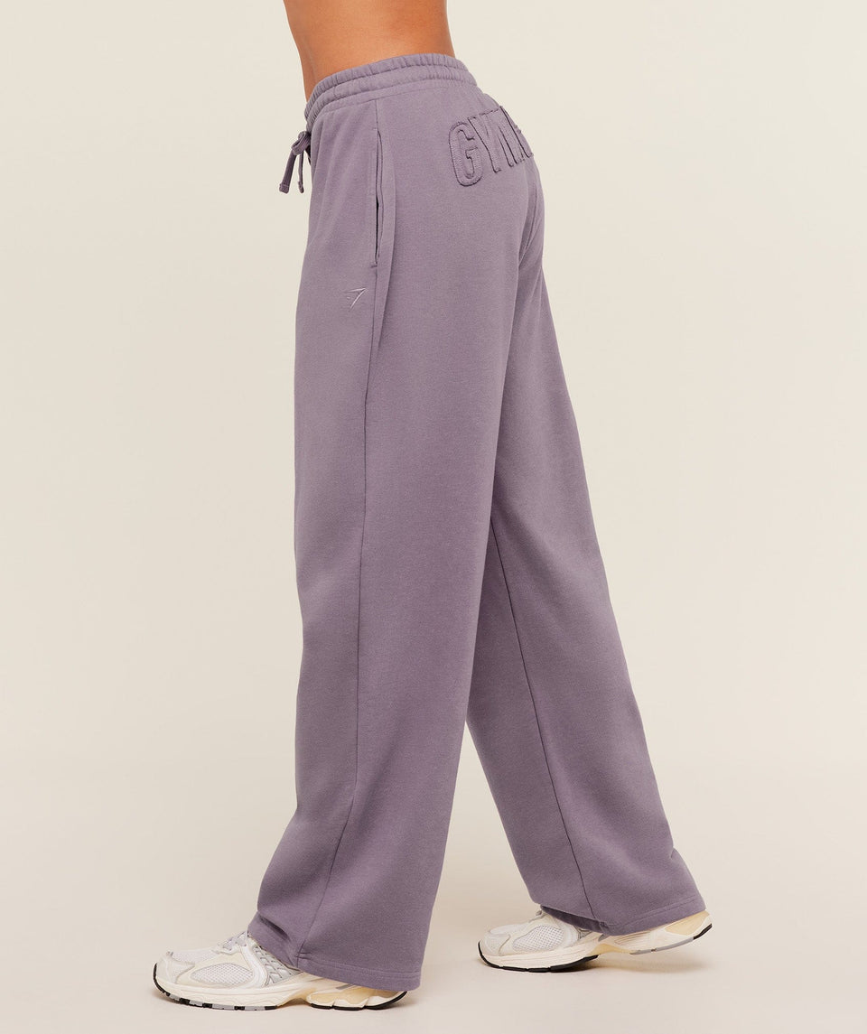 Gymshark Power Washed Joggers -  Dusk Purple/Acid Wash