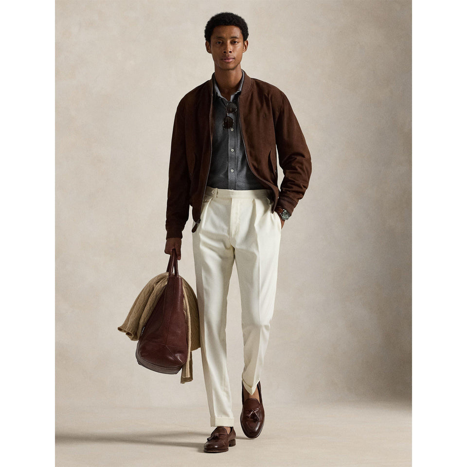 Slim Fit Button-Down Plain Shirt