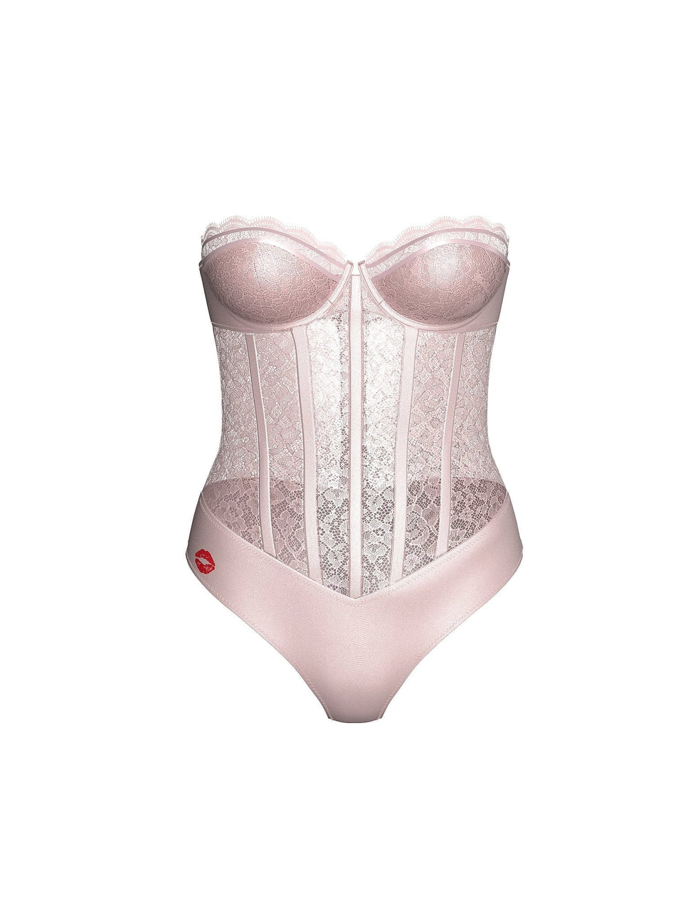 Tease Lace Corset Bodysuit
