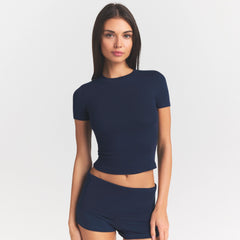 Cotton Rib T-shirt