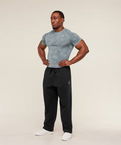 Gymshark Geo Seamless T-Shirt -  Storm Blue /  Stealth Blue