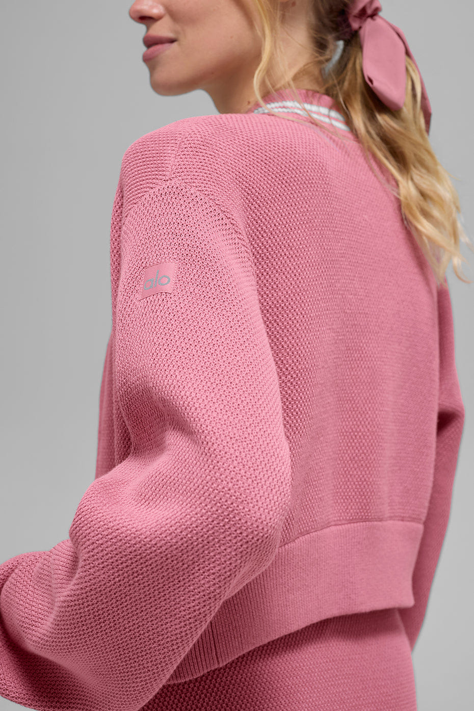 Tennis Club Sweater Knit Full Zip Jacket