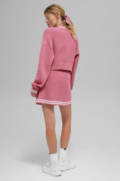 Tennis Club Sweater Knit Full Zip Jacket