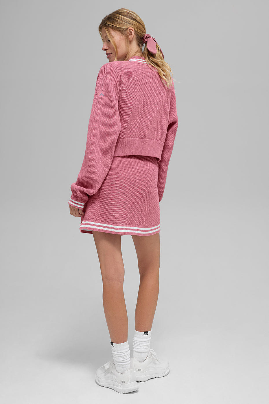 Tennis Club Sweater Knit Full Zip Jacket