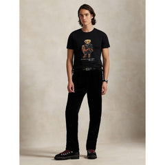 Ski Bear Embroidered T-Shirt