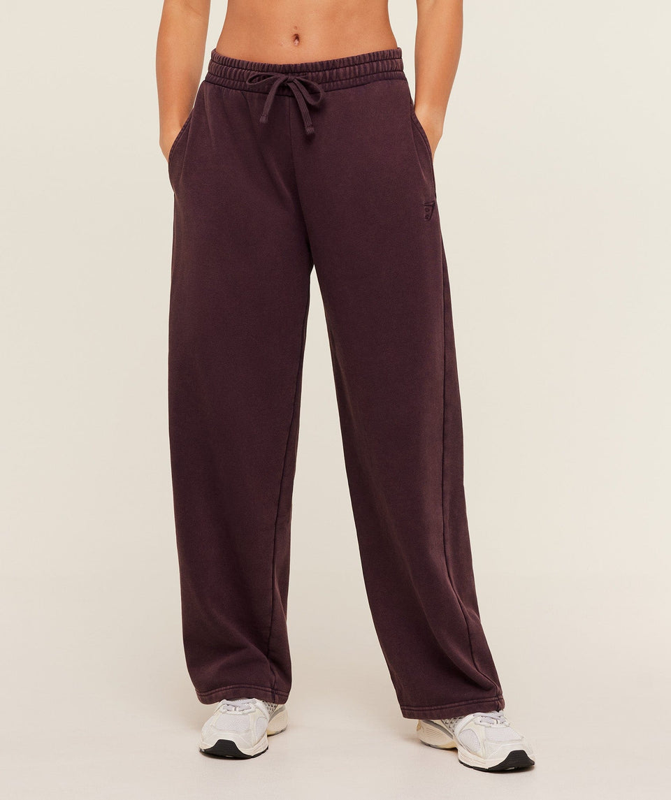Gymshark Power Washed Joggers -  Cherry Purple/Acid Wash