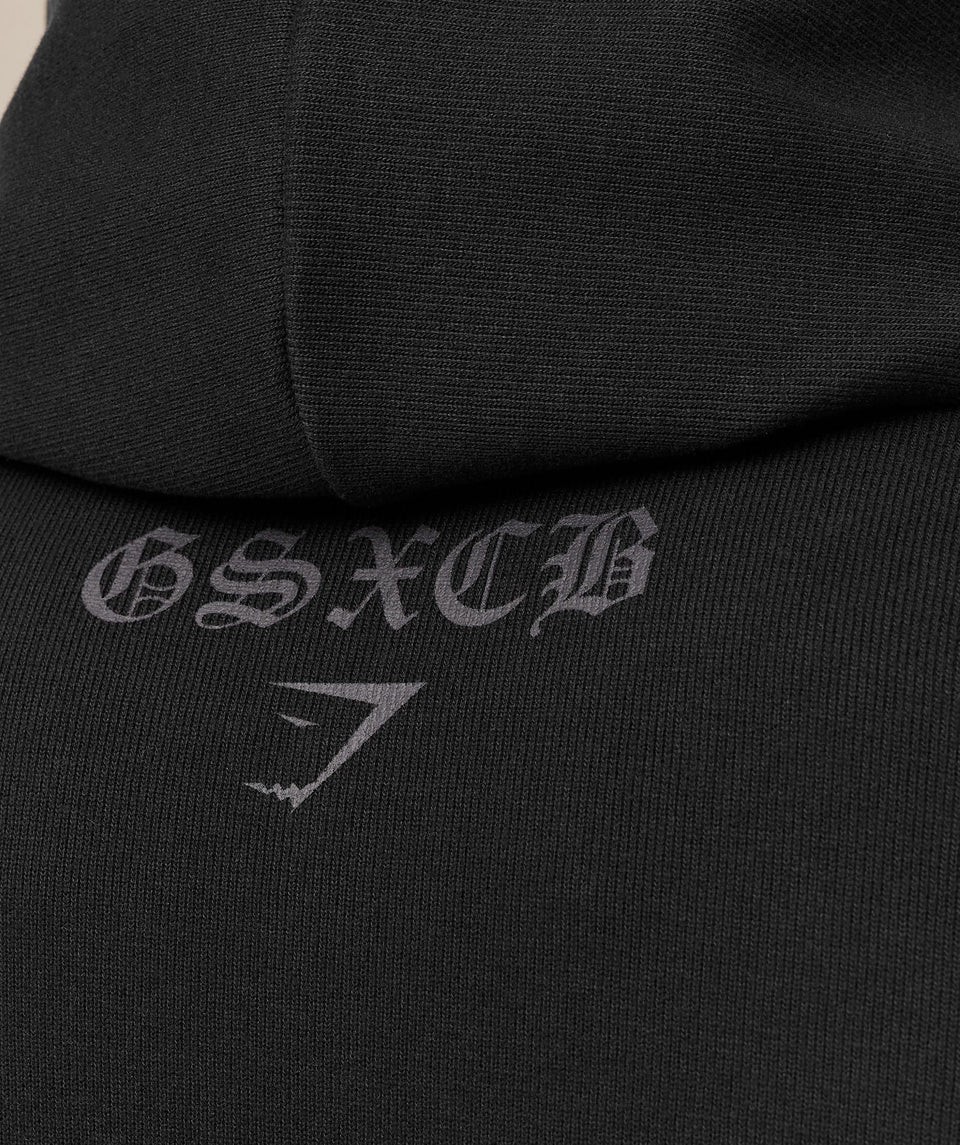 Gymshark x Carlos Belcast Zip Up Hoodie - GS Black